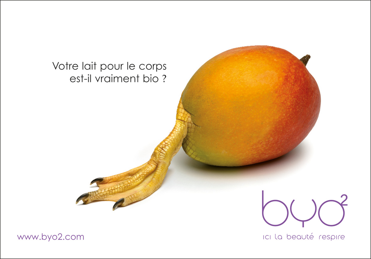 BYO2 Publicité crème corps