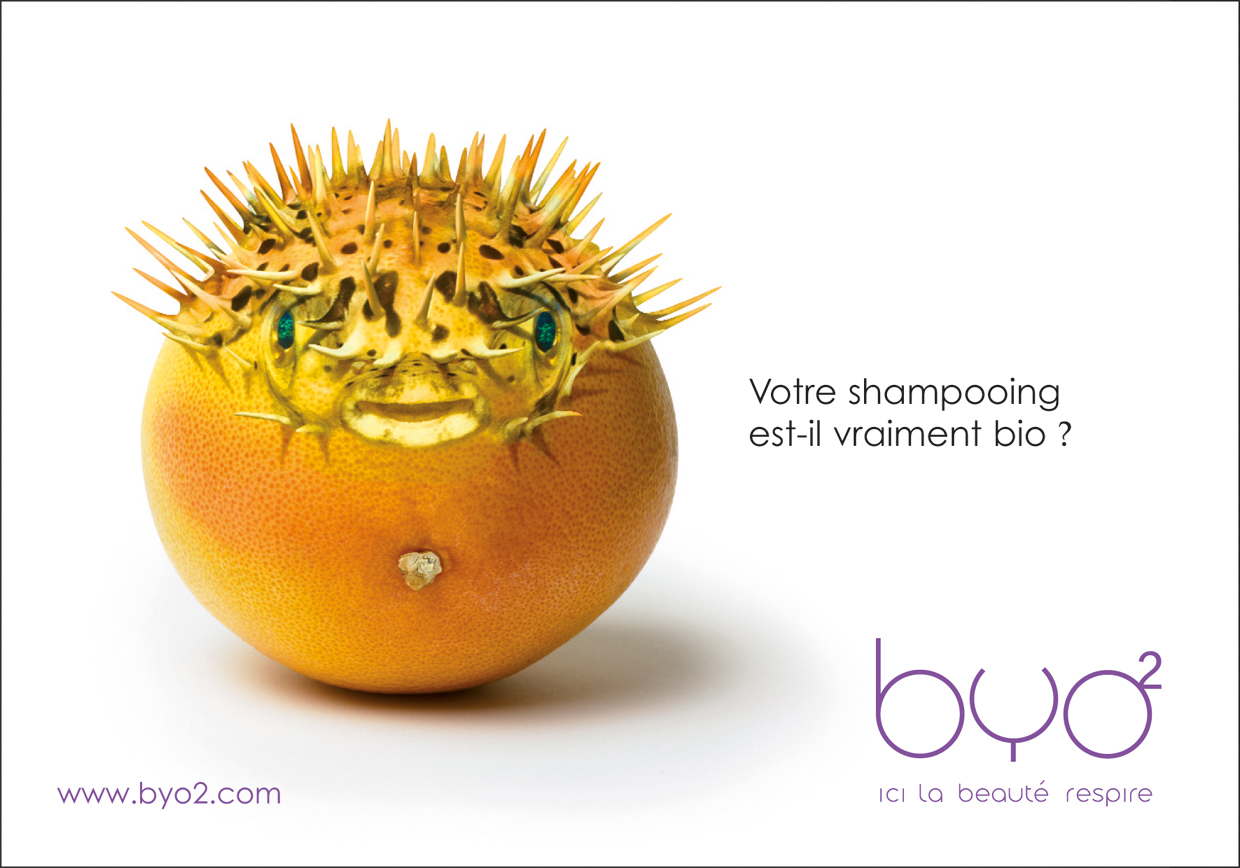 BYO2 - publicité shampooing