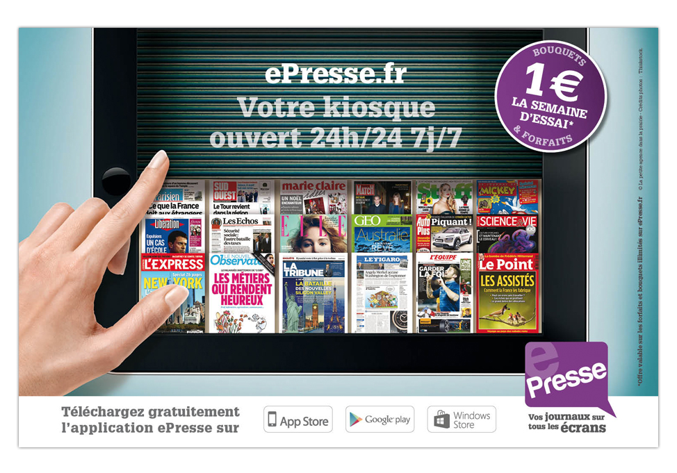 EPRESSE - publicité kiosque