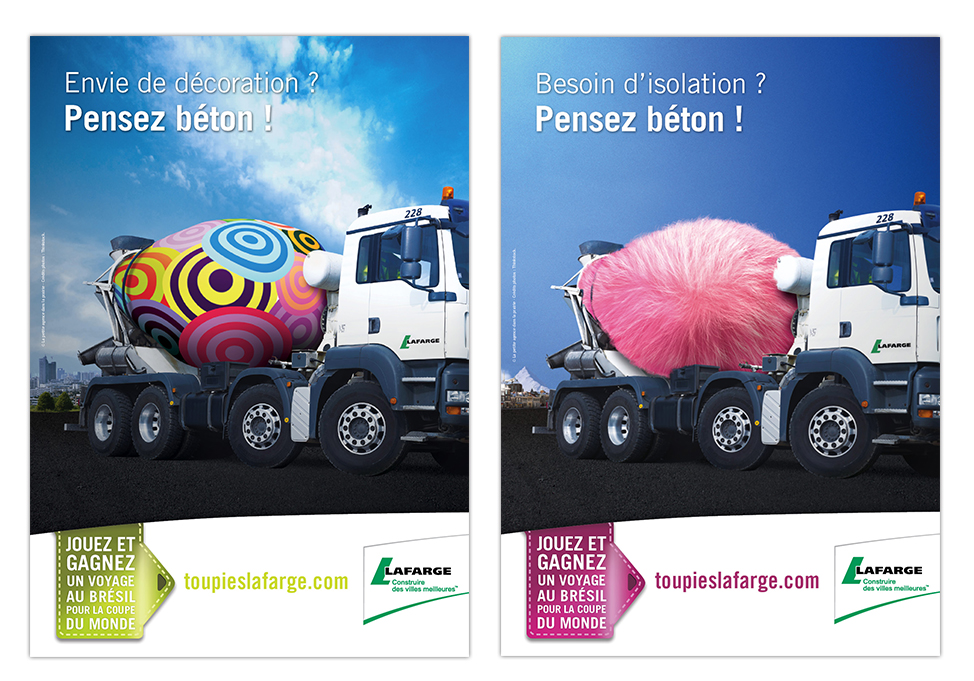 LAFARGE Bétons - Publicités Thermédia et Artévia