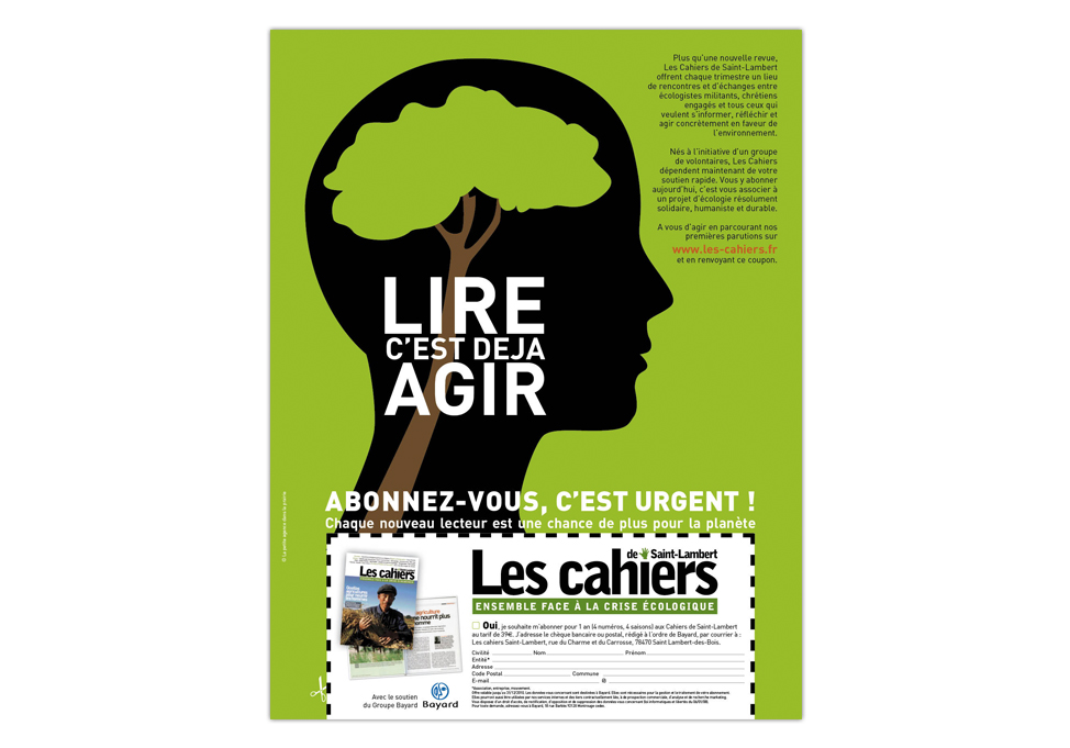 Cahiers de Saint-Lambert - Publicité