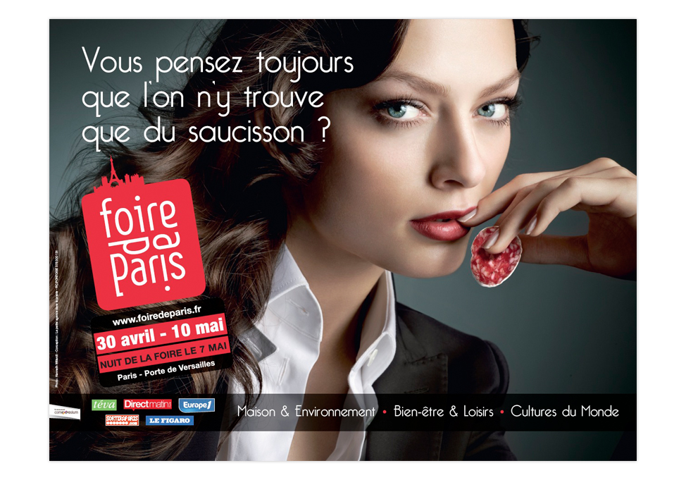 FOIRE DE PARIS 2009 - Publicité Affiche 4x3