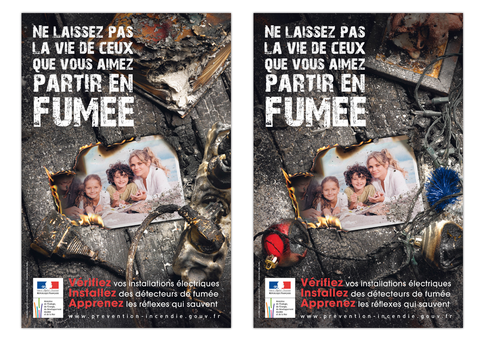 PREVENTION INCENDIES - affiches PLV